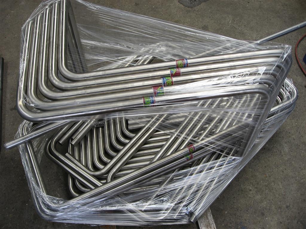 Diverse frames buigen buis Ø40X2 RVS304 Diverse frames buigen buis Ø40X2 RVS304
